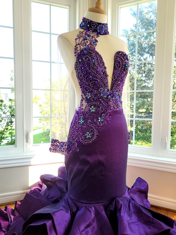 Purple Mermaid Wedding Dress Ideas: Get Inspired with These Gorgeous Looks for Brides!