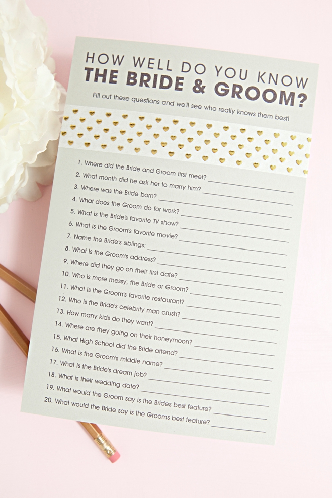 How Well Does the Groom Know the Bride? Find Out With This Relationship Test!