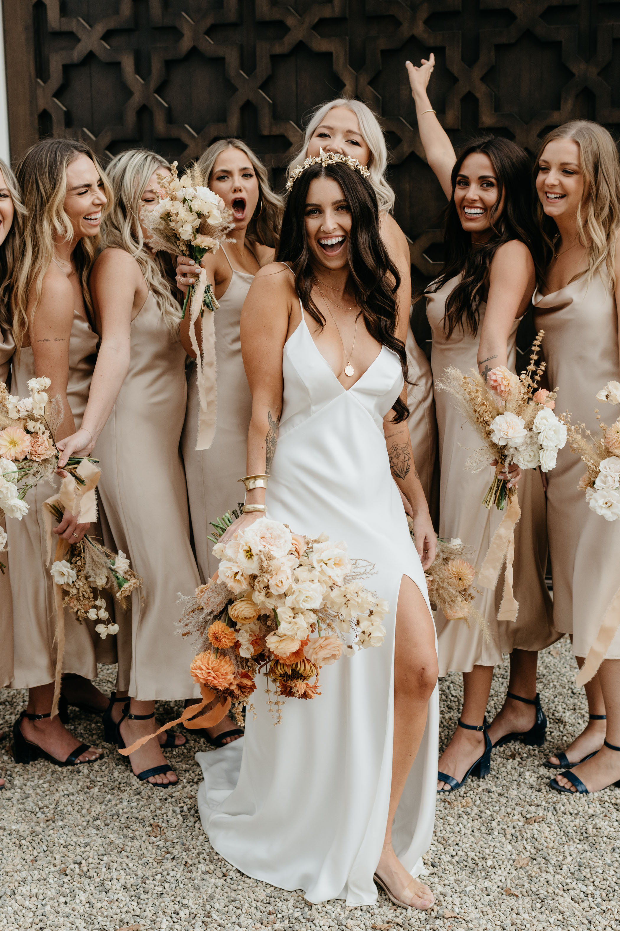 Champagne Silk Dress Bridesmaid: Affordable Options That Look Expensive.