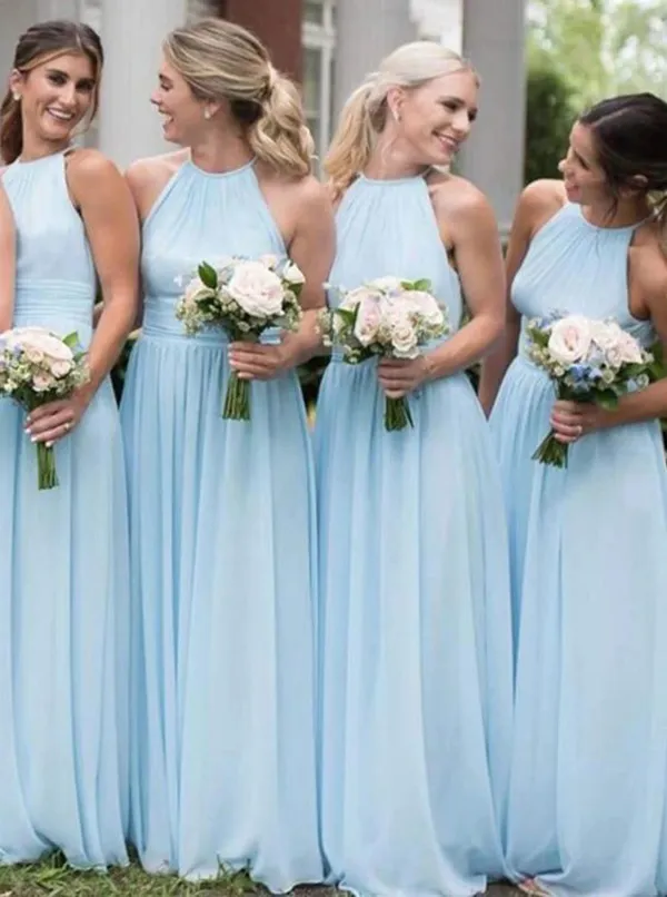 Shop Light Blue Pattern Bridesmaid Dress: Find the Perfect Look Today!